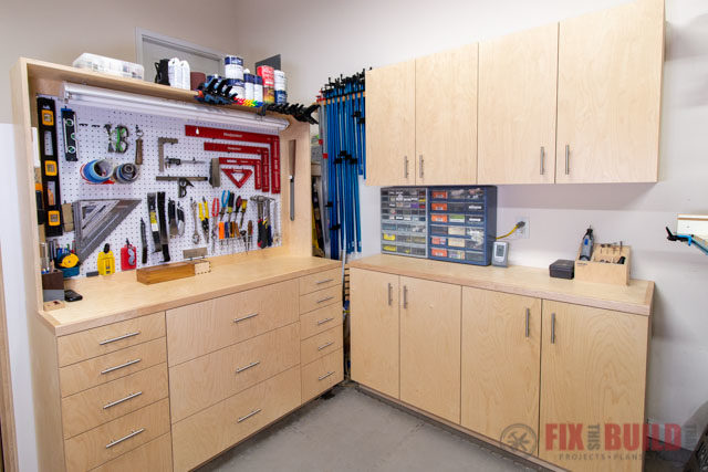 5 Diy Garage Cabinets Modular, Shelves Vs Cabinets In Garage