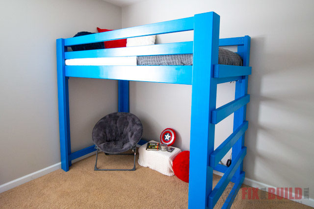 Diy Loft Bed How To Build, Twin Loft Bed Plans