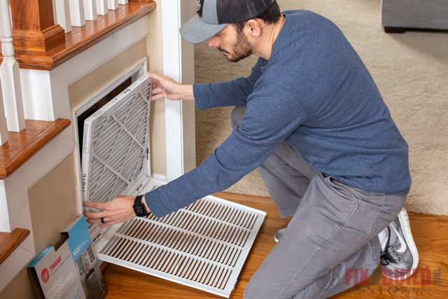 how to install air filters