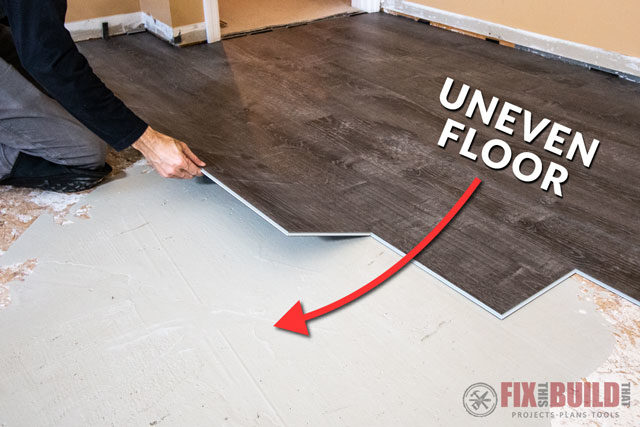 10 Beginner Mistakes Installing Vinyl, How To Lay Laminate Flooring On An Uneven Surface