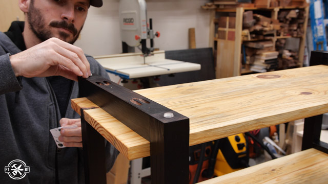 adding feet to shoe rack