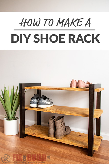 How to Build Simple DIY Shoe Rack Shelves! 