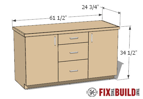 Build A Base Cabinet With Drawers, Base Cabinet With Drawers Plans