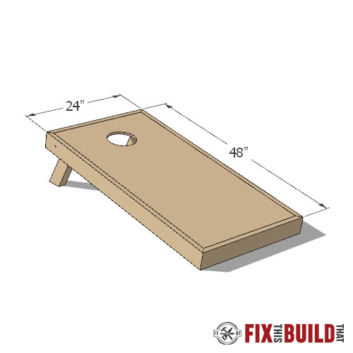 DIY Cornhole Board Plans | Fix This Build That