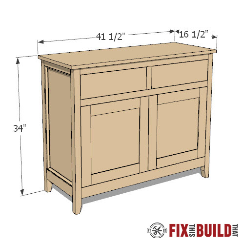 Kitchen Buffet Cabinet Plans Buffet Cabinet Sideboard Roundecor Buffets ...