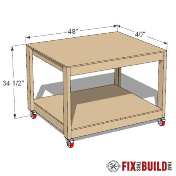 DIY Work Table Plan | Fix This Build That