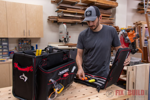 Husky Pro Hybrid Tote with Tool Organizer