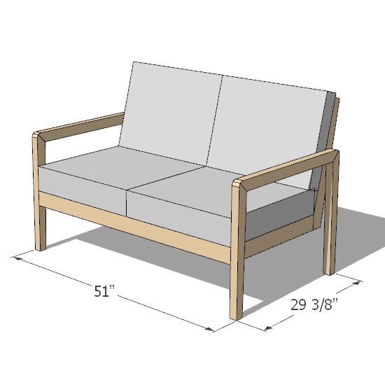 Diy Sofa With Modern Styling, How To Build My Own Sofa