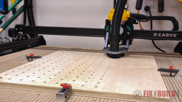 using CNC to make pegboard