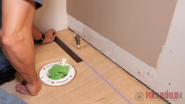 How to Install Vinyl Plank Flooring in a Bathroom | FixThisBuildThat