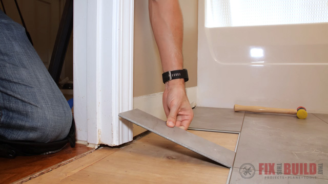 How To Install Vinyl Plank Flooring In, How To Install Waterproof Flooring In Bathroom