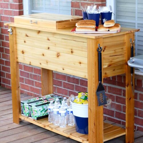 DIY Patio Cooler & Grill Cart Combo Plans Fix This Build That