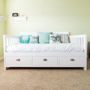 Daybed with Storage Drawers Plans