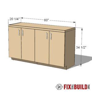 DIY Garage Base Cabinets Plans
