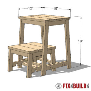 3-in-1 Step Stool Plans