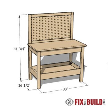 DIY Kid S Workbench Plans Fix This Build That   Kids Workbench Plans 350x350 