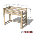 DIY Loft Bed Plans | Fix This Build That