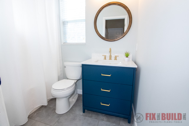 Easy Small Bathroom Remodel