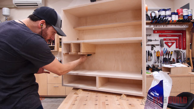 apply finish to cabinet