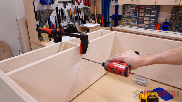 add shelf to cabinet