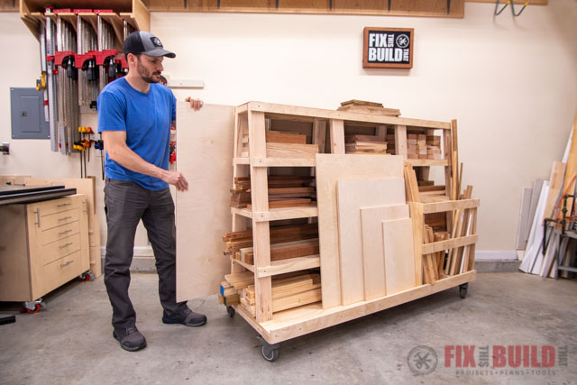 DIY Lumber Cart 