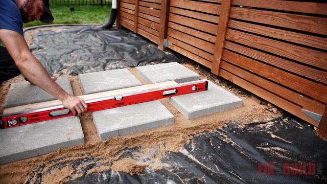 How To Install A Paver Patio {The Foundation of My Raised Garden Beds} 