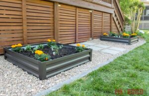 DIY Raised Garden Bed with Planters
