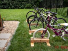 how to build a diy bike stand