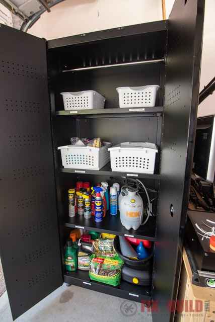 Upgrading a Garage Storage Cabinet