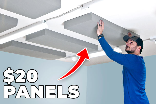 how to build diy acoustic panels
