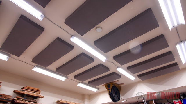 diy acoustic panel ceiling installation