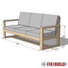 Modern 2x4 Outdoor Sofa Plans | Fix This Build That