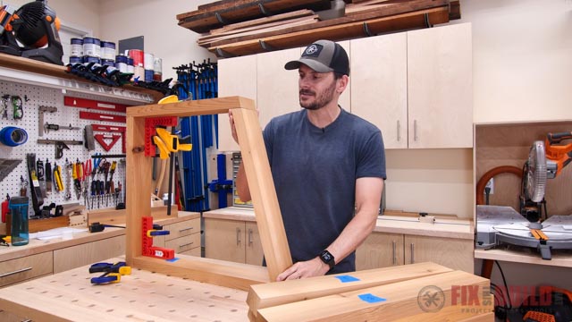 building wooden arm of outdoor chair