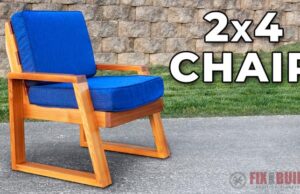 Easy DIY Patio Chair How to Build