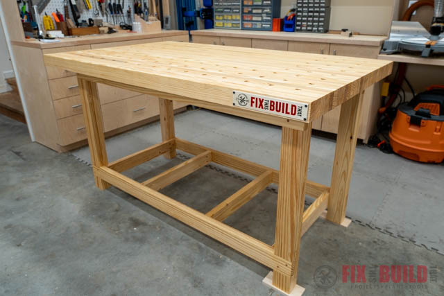 How to Build a Simple DIY Wooden Table Top--The SIMPLE Way!