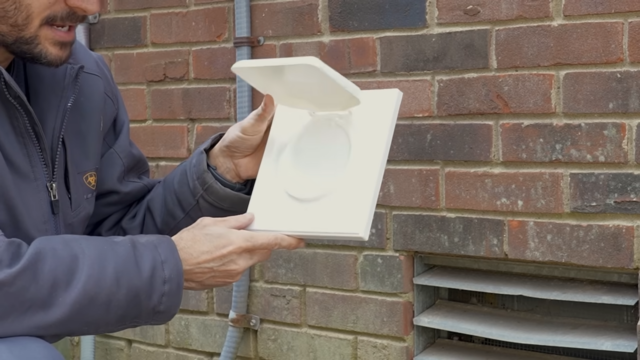 New dryer vent cover