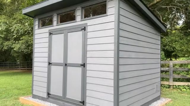DIY 10x12 Modern Shed